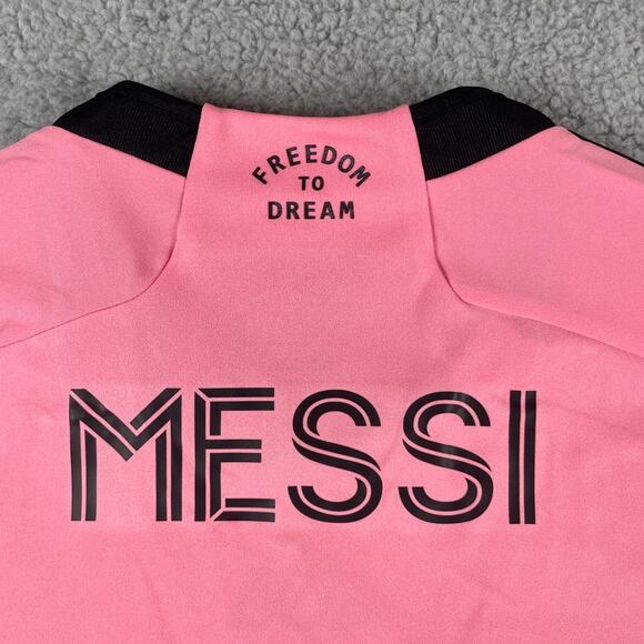 Leo Messi Inter Miami CF Men's Adidas X-Large Pink Black Home Stadium Jersey - Picture 13 of 13